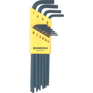 ボンダス BONDHUS ボンダス BLX10 ボールポイント L-レンチ ロング インチ セット10本組 1/16-1/4 BONDHUS