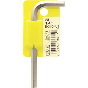 ボンダス BONDHUS ボンダス WL1/4 六角L-レンチ ショート 1/4インチ BONDHUS
