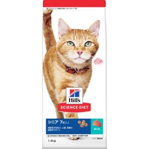 日本ヒルズコルゲート Hills 日本ヒルズ サイエンス ダイエット 7歳以上 まぐろ 1.4kg Hills