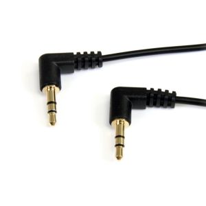 スターテックドットコム StarTech.com スターテック MU3MMS2RA スリム3.5mmステレオミニプラグオーディオケーブル 両端L型 90cm オス/オス