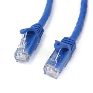 スターテックドットコム StarTech.com スターテック N6PATC5MBL 5m カテゴリー6 LANケーブル ブルー RJ45モールディングコネクタ(ツメ折れ防止カバー付き)