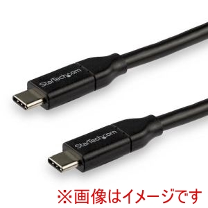 スターテック StarTech スターテック USB2C5C3M USB-Cケーブル/3m/USB 2.0/480Mbps/Type-C - Type-C/100W/オス-オス/ブラック