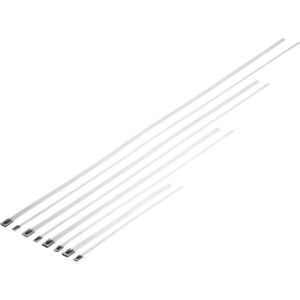 パンドウイット PANDUIT パンドウイット MLT4S-CP MLTタイプ 自動ロック式ステンレススチールバンド SUS304 幅4.6mm 長さ363mm 100本入り