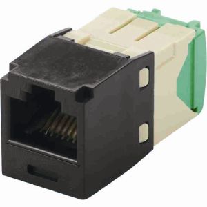 パンドウイット PANDUIT パンドウイット CJT688TGBL カテゴリ6 RJ45モジュラージャック UTP 2830AWG TGタイプ 黒