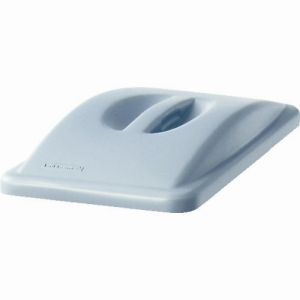 ラバーメイド Rubbermaid ラバーメイド 26888875 スリムジムコンテナ用フタ 取っ手付き ライトグレー
