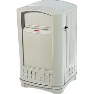 ラバーメイド Rubbermaid ラバーメイド 396407 プラザコンテナ ブラック メーカー直送 代引不可 沖縄離島不可