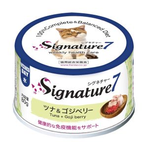 ファンタジーワールド FANTASY WORLD ファンタジーワールド シグネチャー7 キャットパティ 水 ツナ ゴジベリー 80g