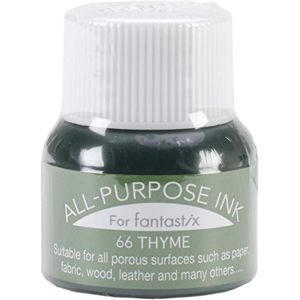 ツキネコ ツキネコ オールパーパスインク 多用途インク 布 皮革 紙 木材 15ml タイム API-66