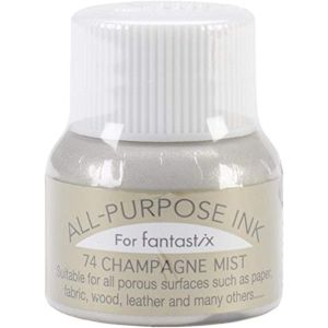ツキネコ ツキネコ オールパーパスインク 多用途インク 布 皮革 紙 木材 15ml メタリック シャンパンミスト API-74