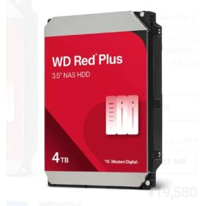 Western Digital 海外パッケージ Western Digital WD40EFPX 4TB S-ATA WD RED Plus 3.5インチ