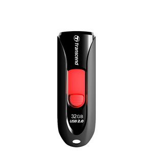トランセンド Transcend トランセンド TS32GJF590K USBメモリ32GB USB2.0 Pen Drive Capless Black
