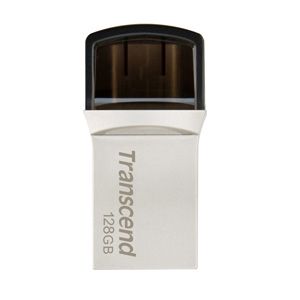 トランセンド Transcend トランセンド TS128GJF890S USBメモリ 128GB 3.1 Pen Drive OTG Type A&C Silver