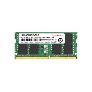 トランセンド Transcend トランセンド Transcend 32GB JM DDR4 2666Mhz SO-DIMM 2Rx8 2Gx8 CL19 1.2V JM2666HSE-32G