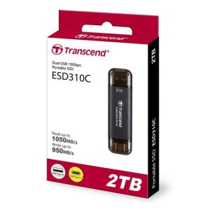 トランセンド Transcend トランセンド TS2TESD310C 2TB External SSD ESD310C USB 10Gbps Type C/A