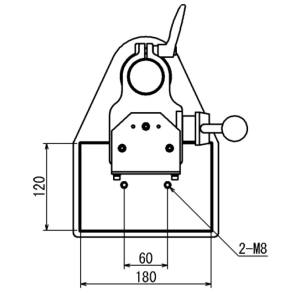 イマダ イマダ SVL-1000N 簡易型手動スタンド レバー式 メーカー直送 代引不可 北海道沖縄離島不可