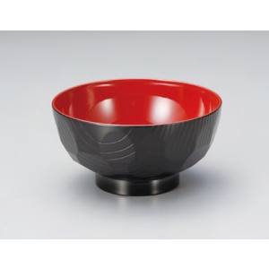 UAG UAG A 4寸亀甲汁椀 黒内朱 10個 1000000