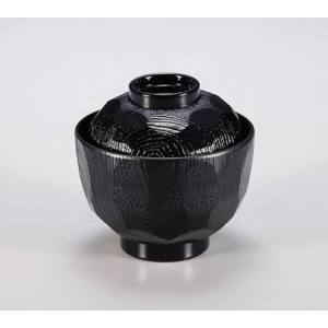 UAG UAG A 3.2寸 亀甲 小吸椀 黒天朱内黒 10個 汁椀 1000224