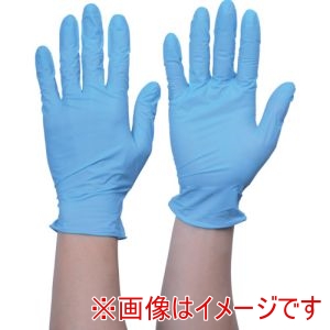 トラスコ TRUSCO トラスコ TGNN06BL10P まとめ買い 使い捨てニトリル手袋TGエアー 0.06 粉無青L 100枚 10箱 メーカー直送 代引不可 北海道沖縄離島不可