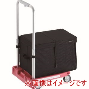 トラスコ TRUSCO トラスコ WP-2G-P-THB 樹脂台車 カルティオミニ weego 省音車輪 ピンク THB付 メーカー直送 代引不可 北海道沖縄離島不可