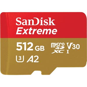 サンディスク SanDisk 海外パッケージ サンディスク マイクロSDXC 512GB SDSQXAV-512G-GN6MN A2 UHS-I U3 class10 microsdカード