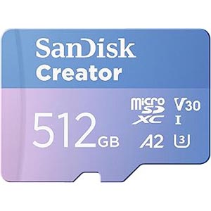 サンディスク SanDisk 並行輸入品 サンディスク マイクロSDXC 512GB SDSQXAV-512G-GN6MS CREATORシリーズ 並行輸入品