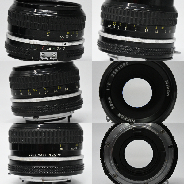 Nikon 中古 Ai 50mm F2 3581080 Bランク