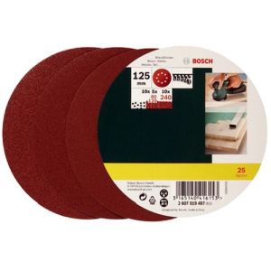 ボッシュ BOSCH ボッシュ PR-PEX125M25 サンディングペーパーセット125mm