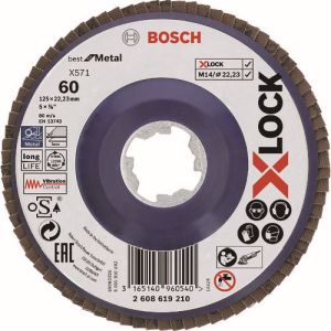 ボッシュ BOSCH ボッシュ 2608619210 X-LOCK研磨ディスク125G60 10個 BOSCH メーカー直送 代引不可 北海道沖縄離島不可