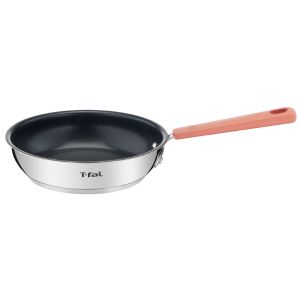 ティファール T-FAL ティファール G72902 オプティスペースIH ステンレス フライパン 20cm T-FAL