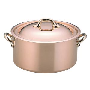 モービル カパーイノックス 半寸胴鍋(蓋付) 12cm 652212