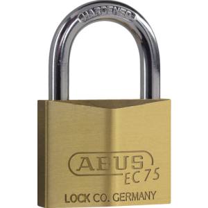 アバス ABUS アバス EC75 真鍮製南京錠 60mm ABUS