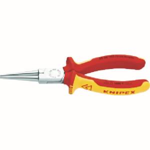 クニペックスツールズ KNIPEX KNIPEX 3036-160 絶縁1000Vロングノーズプライヤー 先端丸型 160mm クニペックスツールズ