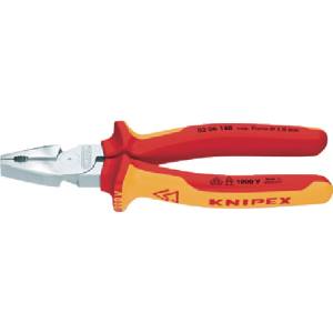 クニペックスツールズ KNIPEX KNIPEX 0206-225 1000V絶縁強力型ペンチ 225mm クニペックスツールズ