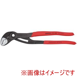 クニペックスツールズ KNIPEX クニペックス 8701-300SB ブリスターパック仕様 ウォーターポンププライヤー コブラ 300mm ソフトプラスチックハンドル