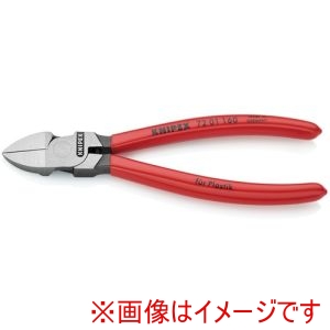 クニペックスツールズ KNIPEX クニペックス 7201-160SB プラスチック用ニッパー プラスチックハンドル 160mm SB店頭展示パッケージ仕様