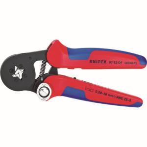 クニペックスツールズ KNIPEX KNIPEX 2868342 9753-04 エンドスリーブ用自動調整圧着ペンチ クニペックスツールズ