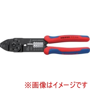 クニペックスツールズ KNIPEX クニペックス 9721-215BSB ブリスターパック仕様 圧着ペンチ 230mm