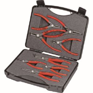 クニペックスツールズ KNIPEX KNIPEX 2125 00 8本組 スナップリングプライヤー クニペックスツールズ