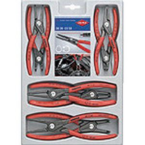 クニペックスツールズ KNIPEX KNIPEX 002004SB 8本組 精密スナップリングプライヤーセット クニペックスツールズ