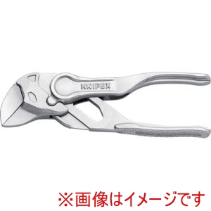 クニペックスツールズ KNIPEX クニペックス 8604100BK ブリスターパック仕様 プライヤーレンチ エンボス加工グリップ 100mm