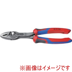 クニペックスツールズ KNIPEX クニペックス 8202200SB スリップジョイントプライヤー ツイングリップ コンフォートハンドル 200mm SB店頭展示パッケージ仕様