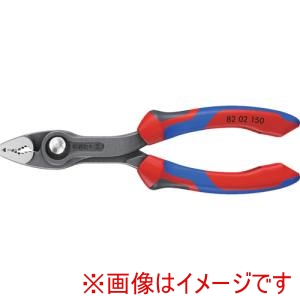 クニペックスツールズ KNIPEX クニペックス 8202-150SB スリップジョイントプライヤー ツイングリップ コンフォートハンドル 150mm SB店頭展示パッケージ仕様