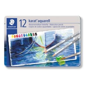 ステッドラー STAEDTLER ステッドラー 125M12 カラトアクェレル 水彩 色鉛筆 12色