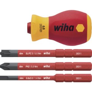 wiha wiha SB28310101 絶縁スリムバリオ 差替式スタビドライバーホルダ ビットセット