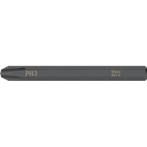 ヴェラ Wera ヴェラ 018162 貫通専用差替ビット PH3
