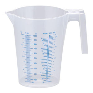 サーモハウザー thermohauser サーモハウザー 48162 PP スタッキング メジャーカップ 1000cc thermohauser テルモハウザー
