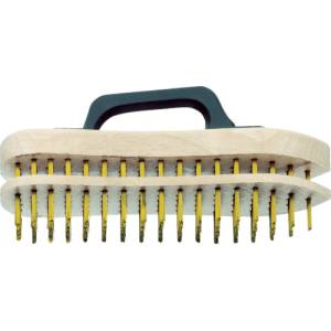 LESSMANN LESSMANN 140961 アジャスタブルハンドブラシ 真鍮線