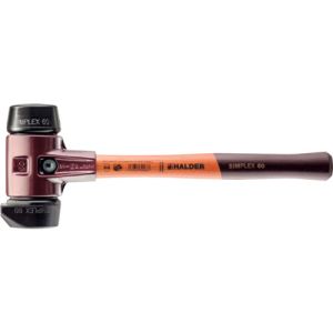 HALDER HALDER 3022.260 シンプレックス ハンマー ゴム 黒 径60 自立式