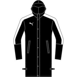 プーマ PUMA プーマ TT ESS PRO ロング ボアコート 01PUMA BLACK Lサイズ 654983 PUMA