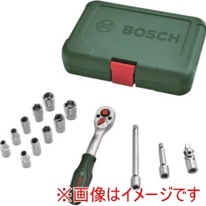 ボッシュ BOSCH ボッシュ 1600A02BY0 ラチェットセット 1/4インチ14ピース